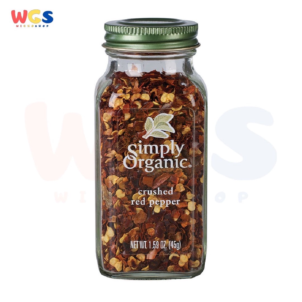 Simply Organic Crushed Red Pepper 1.59oz 45g