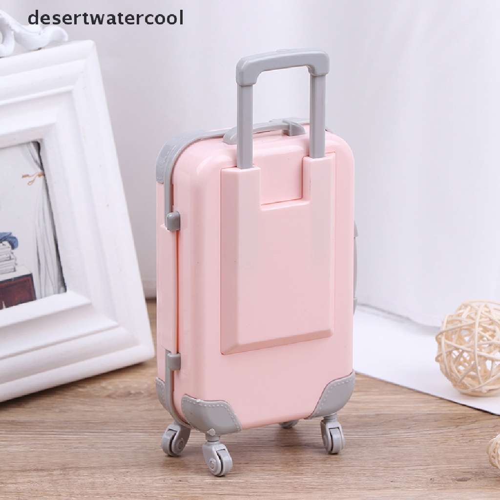 Deid Aksesoris Boneka Kereta Travel Plastik Mini Koper Plastik Luggage Martijn
