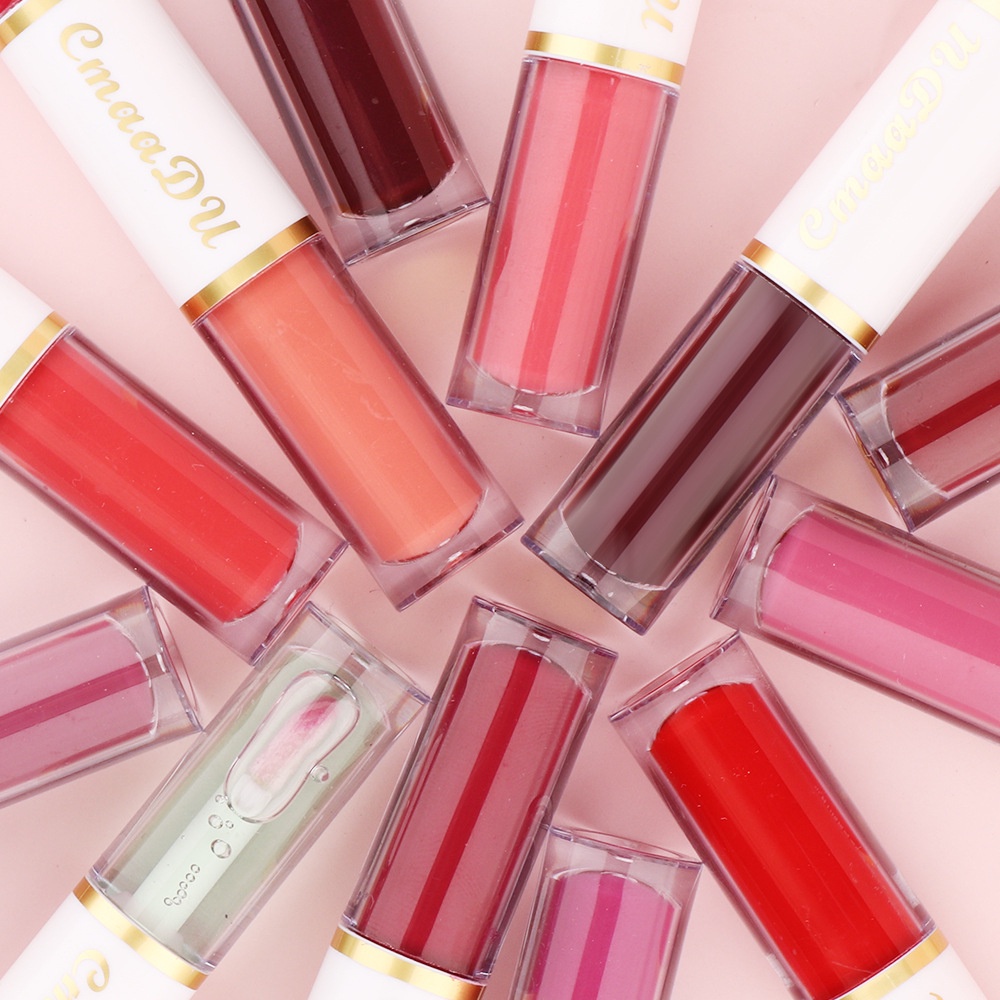 cod★ready★y 2 in 1 Lipstick Lip Gloss Melting Matte Lip Tint - Lip gloss Liptint Lip cream warna 8 globallagilaku