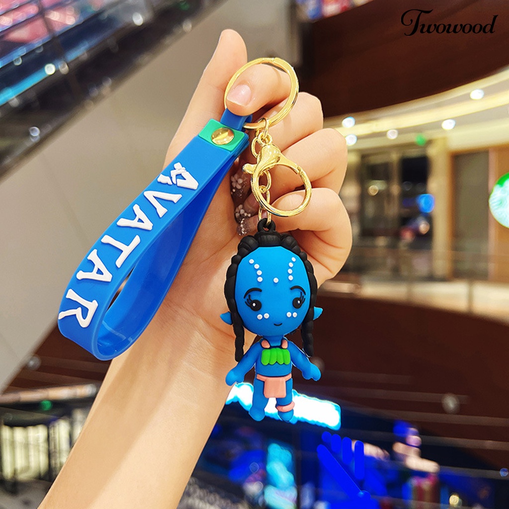 Twowood Gantungan Kunci Lucu Anti Jatuh Souvenir Resin Kartun Disney Film Karakter Ransel Liontin Perhiasan Aksesoris
