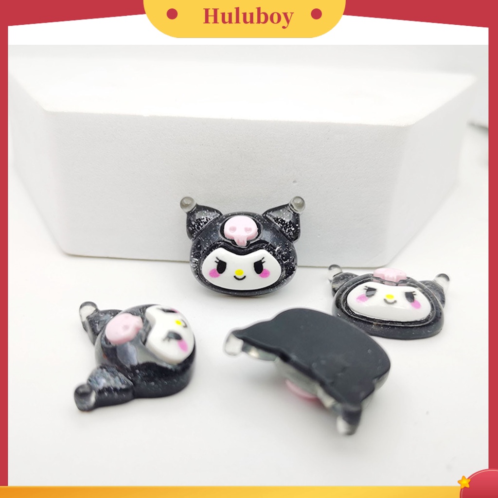 {In Stock} 10Pcs Ornamen Manicure Bentuk Kartun Penampilan Menggemaskan Tahan Luntur Warna Hidup 3D Lovely Anime Karakter Nail Phone Case Decor Untuk Rumah