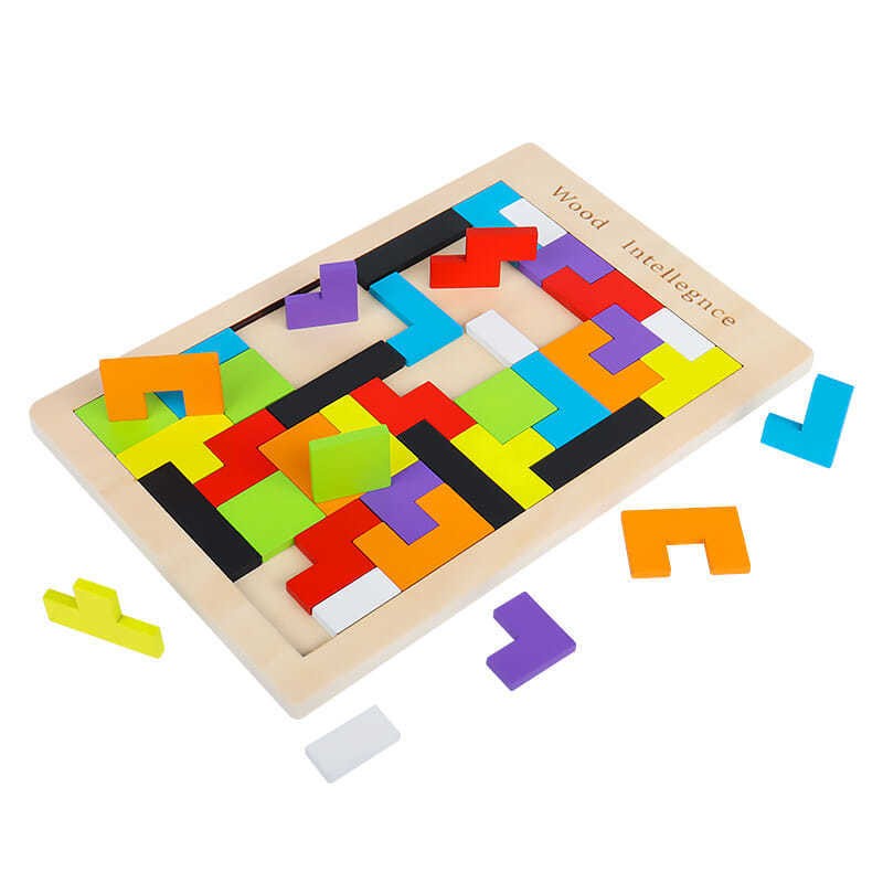 Mainan Puzzle Tetris Russian Block / Mainan Anak Puzzle Tangram