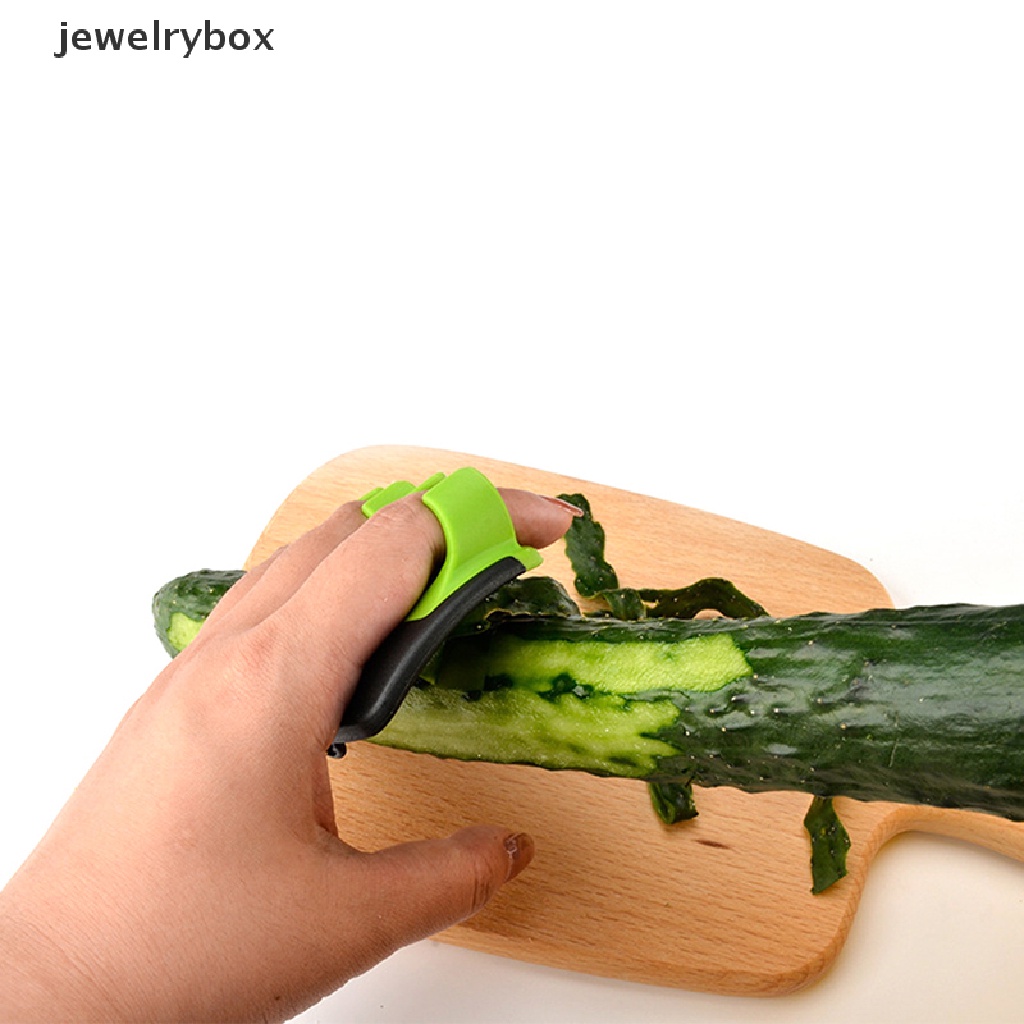 [jewelrybox] Alat Cukur Melon Jari Manual Non-slip Sayuran Buah Peeler Perlengkapan Dapur Rumah Butik