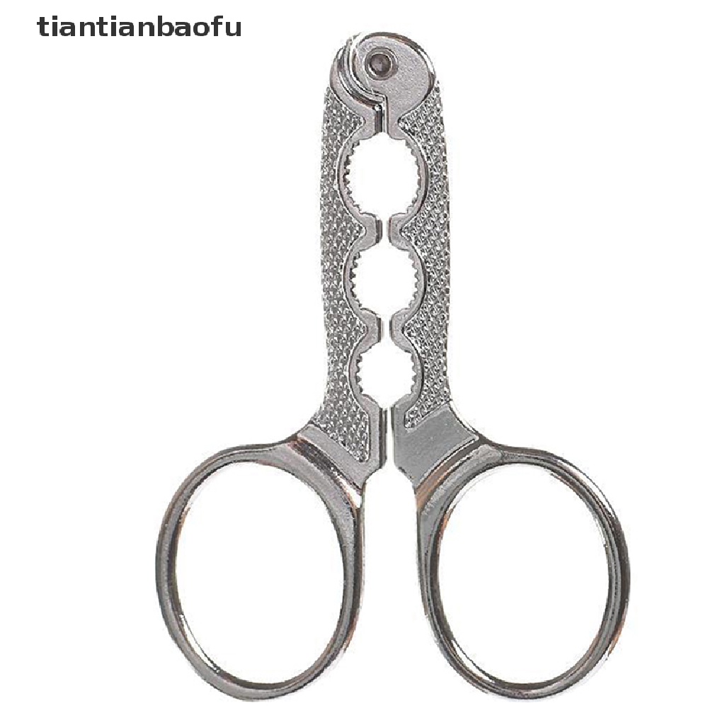 [tiantianbaofu] Stainless Steel Melon Seed Plier Scissor Nut Cracker Walnut Pine Sheller Opener Butik