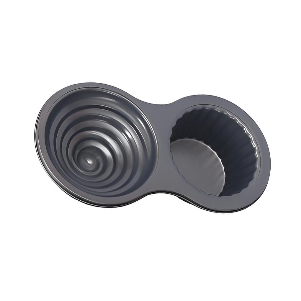 Cupcake Pan Cetakan Mousse Besar Kue Alat Baking Muffin Cup Reusable Bakeware Dapur Masak Aksesoris Rumah Tangga
