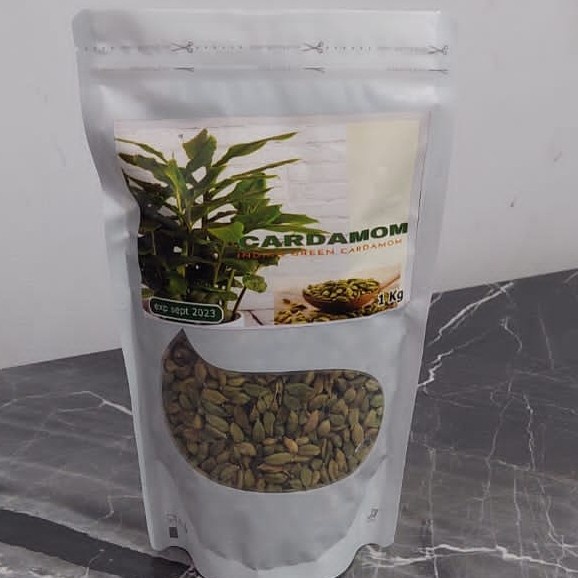 

[Ready-Stock]Terjangkau KAPULAGA HIJAU INDIA, GREEN CARDAMOM 1KG