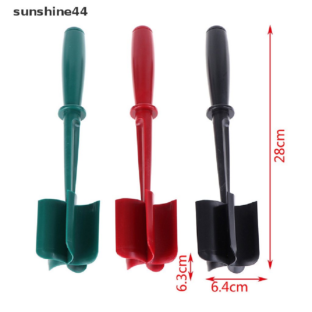 Sunshine Premium Penahan Panas Meat Chopper Smasher Untuk Hamburger Daging Giling Sapi Turkey Masher Utensil Ground Beef Chopper Kitchen ID