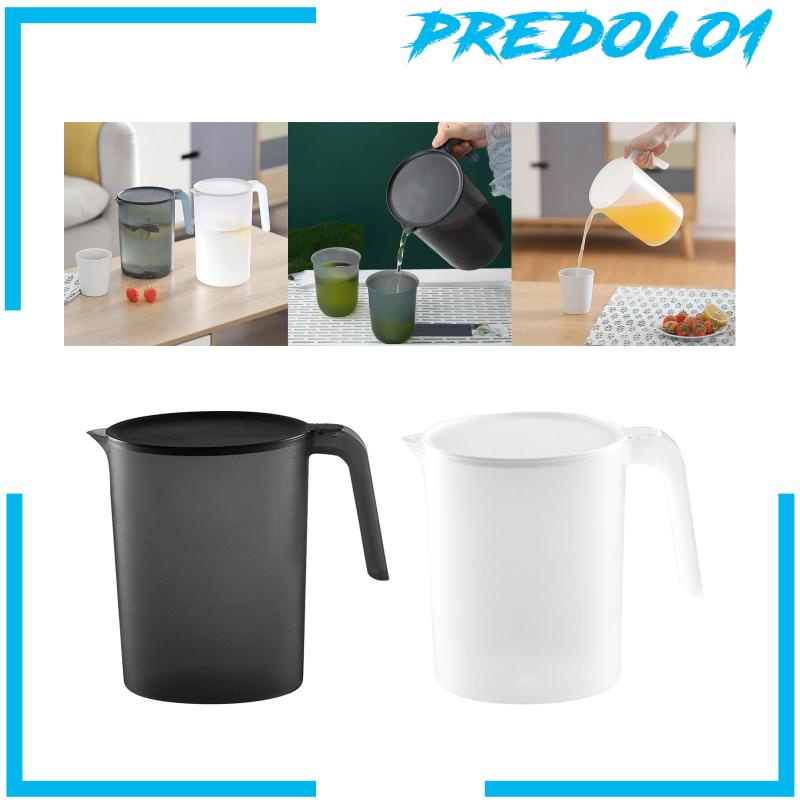 [Predolo1] Water Jug Pitcher 68oz Dengan Skala Karafe Air Anti Bocor Untuk Piknik Kantor