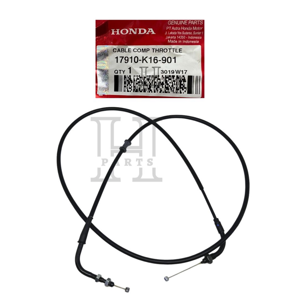 KABEL GAS CABLE COMP THROTTLE BEAT SCOOPY FI STARTER KASAR17910-K16-901 ASLI ORIGINAL AHM HGP HONDA