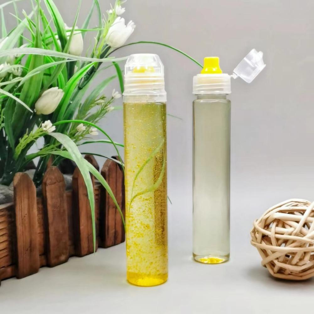 [Elegan] Botol Peras Saus Transparan 90ML Tahan Suhu Tinggi Travel Portable Botol Minyak Saus Tomat