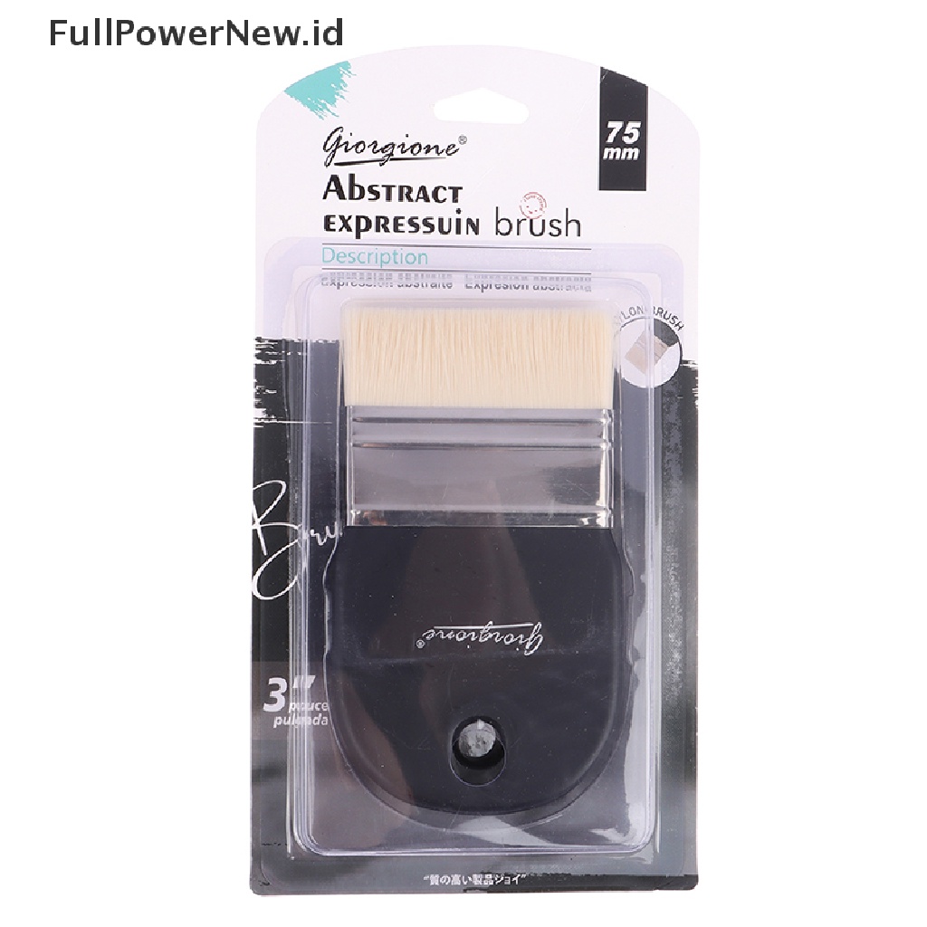Power Cleaning Brush Nylon Rambut Bulu Keras Gagang Kayu Guas Alat Cat Air ID