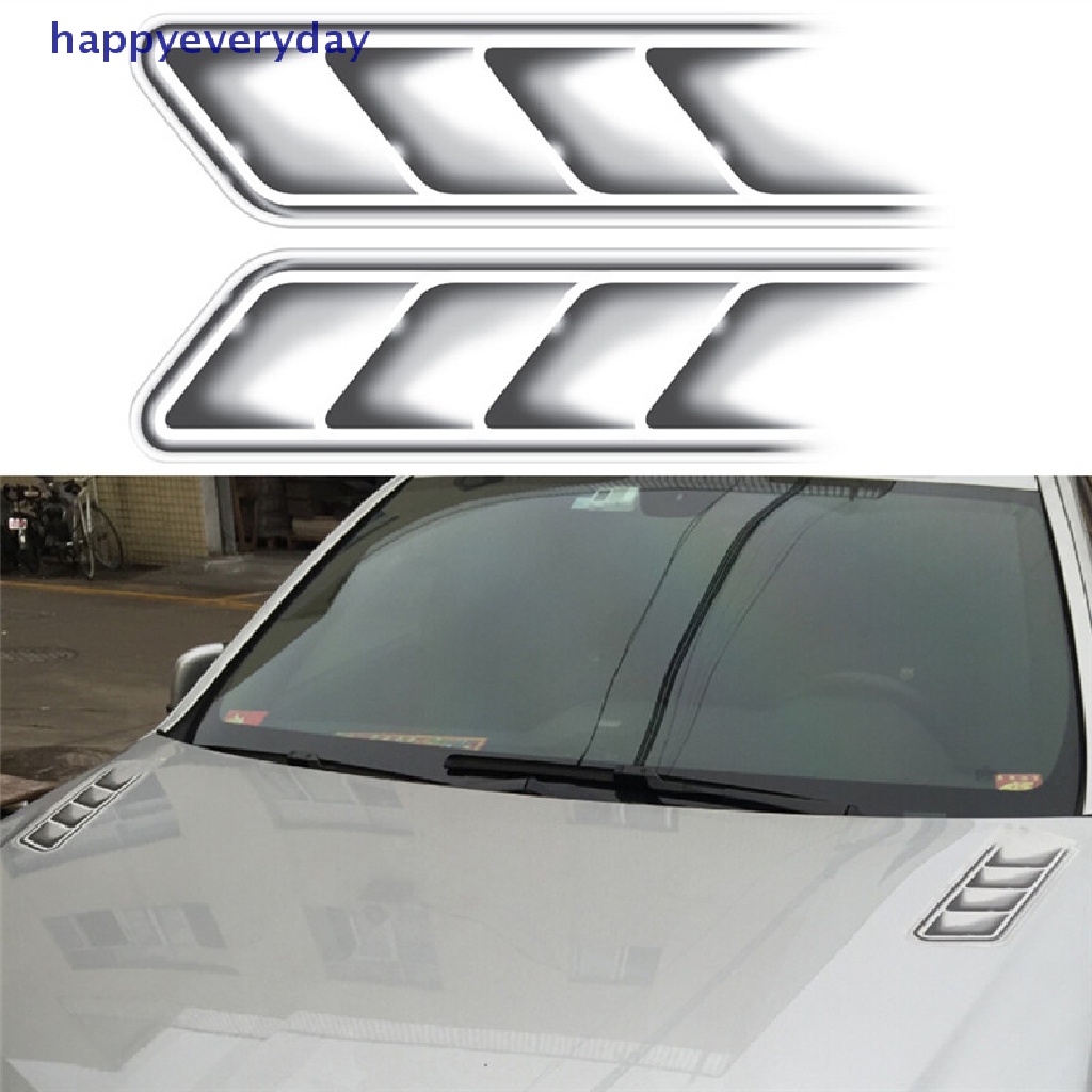 [happy] Stiker Insang Hiu Mobil Anti Air Stiker Auto Vent Car Air Flow Fender Decor [ID]