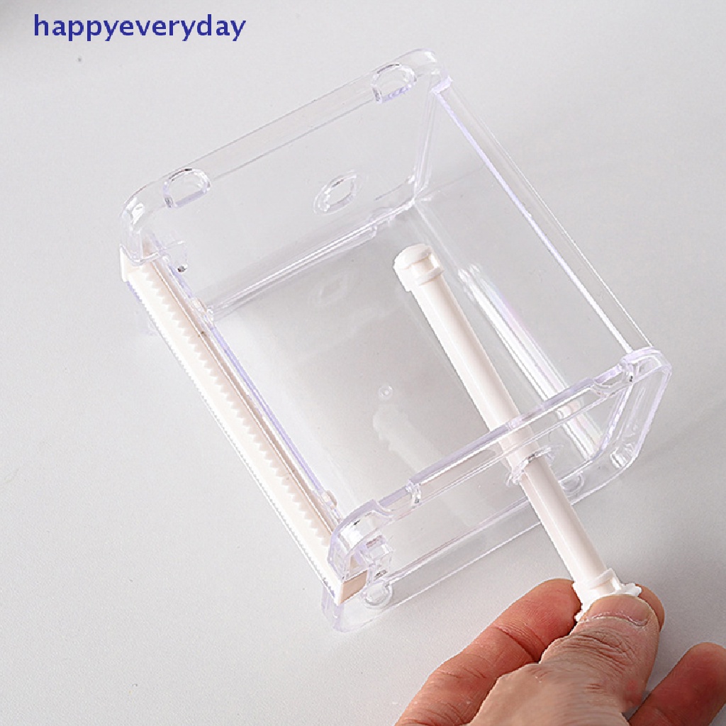 [happy] Masking Tape Cutter Washi Tape Storage Organizer Pemotong Dispenser Lakban Kantor [ID]
