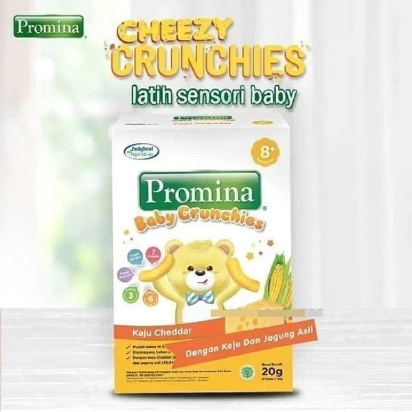 PROMINA / Promina Baby Crunchies 20 gram (8 Bulan) Snack Bayi Keju