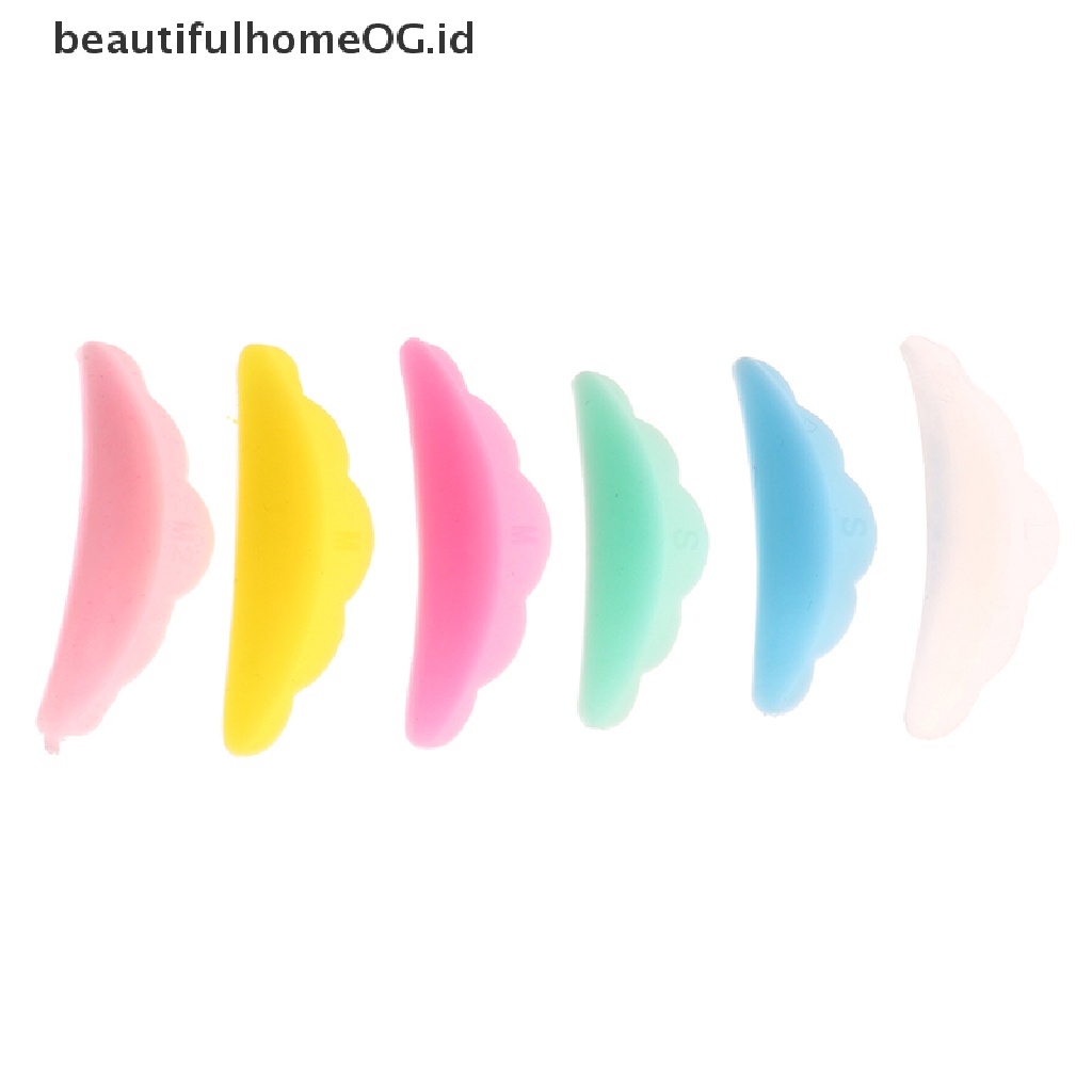 // Lebaran// 5pasang Lash Lift Lifg Curlers Curl Silicone Shields Pads Multicolor Reusable **