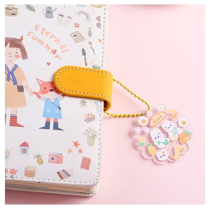 BAJ Gantungan Kunci Akrilik PREMIUM Keychain Transparan Sticker Lucu Gemas Kawaii Korea Mini Size SS232