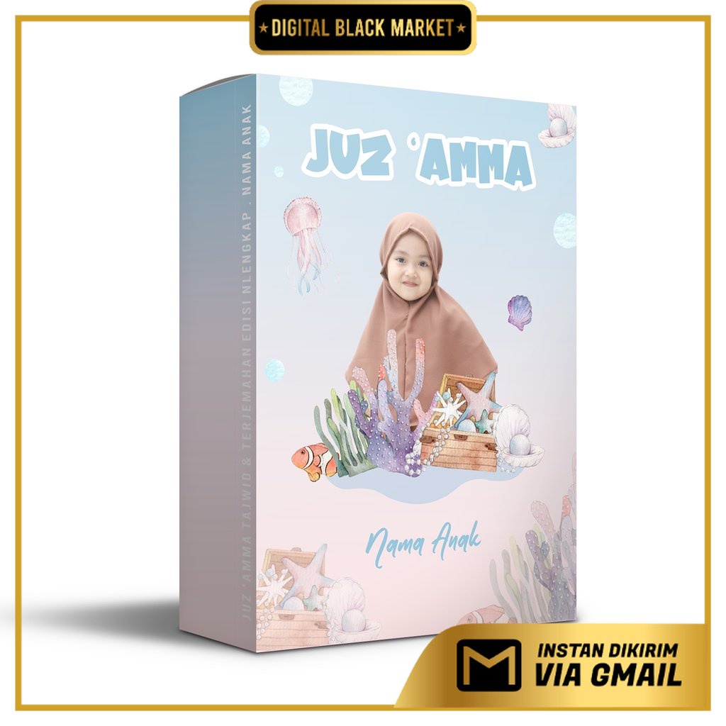 20 Desain Cover Juz Amma Custom CorelDraw v15