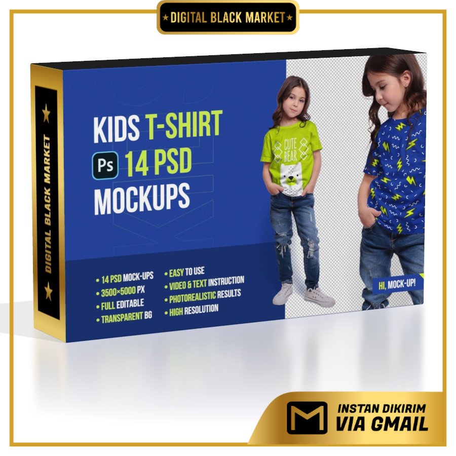 Kids Girl T-Shirt Mockups