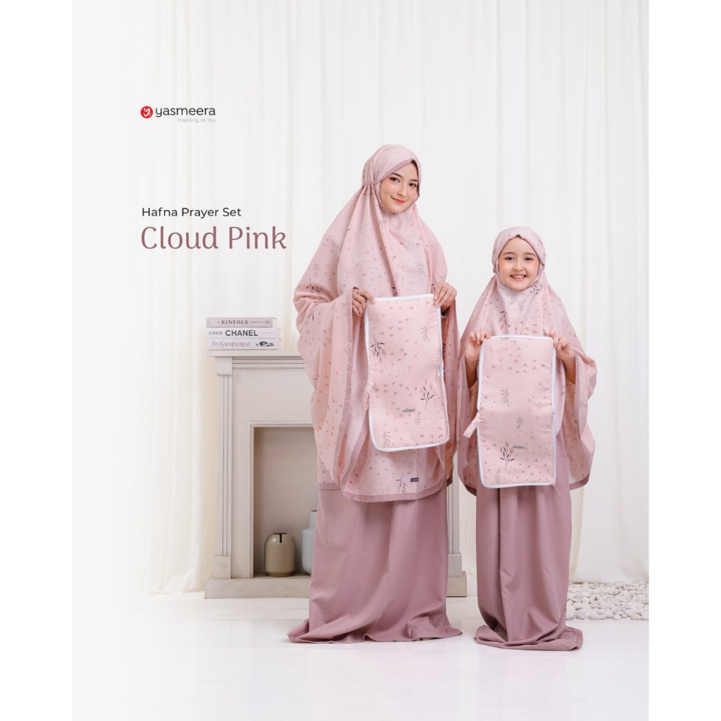 HAFNA PRAYER SET YASMEERA ORIGINAL 2023 MUKENA DEWASA MUKENA REMAJA MUKENA ANAK 100% ORIGINAL YASMEE