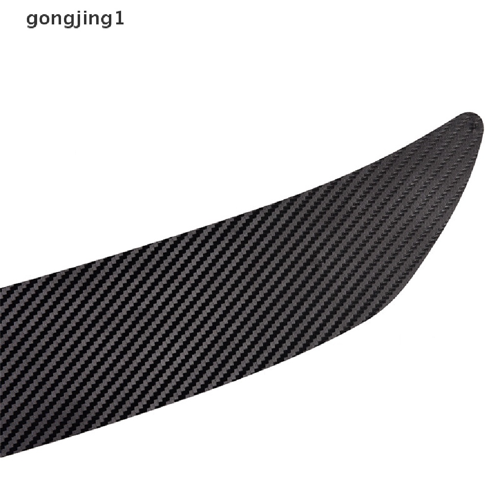 Stiker Bumper Belakang GGG Waterproof Carbon Fiber Trim Protector ID