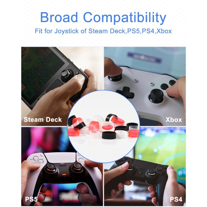 Cre Elastic Guard Ring Untuk PS5-/PS4-/Switch- PRO/Steam-Deck Invisible Joystick Cover