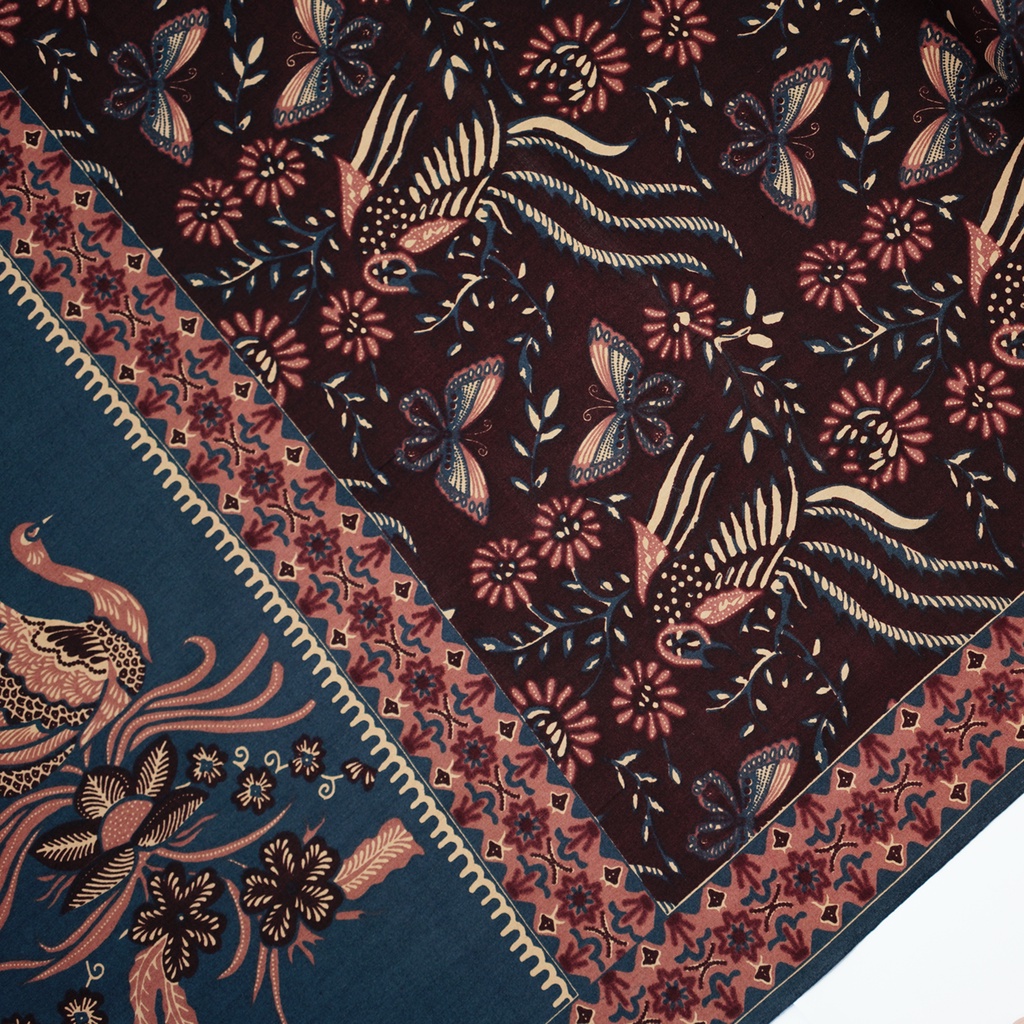 KAIN BATIK PREMIUM Bahan Katun Motif Kupu Kupu Two Tone Pagi Sore Warna Coklat Tua 723480 Cap 72 Jarik Jarit Samping Kebat Panjang Batik Katun Modern Premium Bahan Seragam Batik Pernikahan Kantor Keluarga Murah Kamen Jadi Batik Bali Lembaran