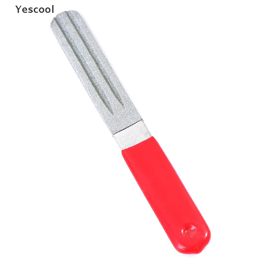 Yescool 1Pcs Diamond Fishing Hook Asah Fishook Sharpening Alat Pancing ID