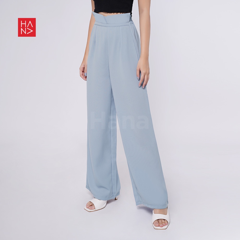 HanaFashion JKT - Maudy Long Pants Korean Celana Panjang Wanita - LP167