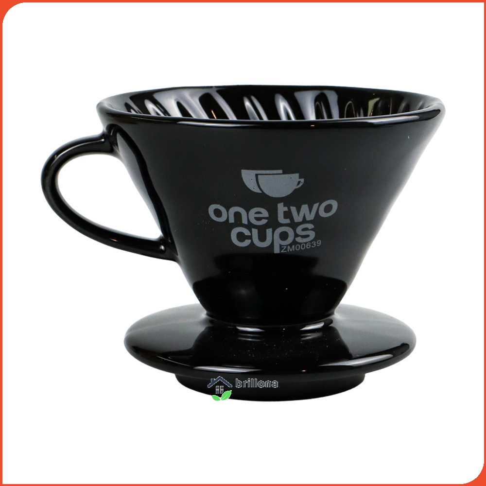 One Two Cups Filter Penyaring Kopi V60 Glass Coffee Filter Dripper - ZM00639
