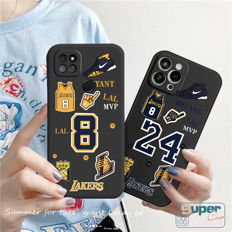 Infinix Hot 10s 9 12i 12 11 8 11s 20s 20 10t 10Lite Hot 10 11 12 9 Smart 5 4 6 Plus Play Note 12pro 8 11 12 G96 12 2023 Straight Edge N.B.A Lakers Kobe Fashion Soft Tpu Back Case