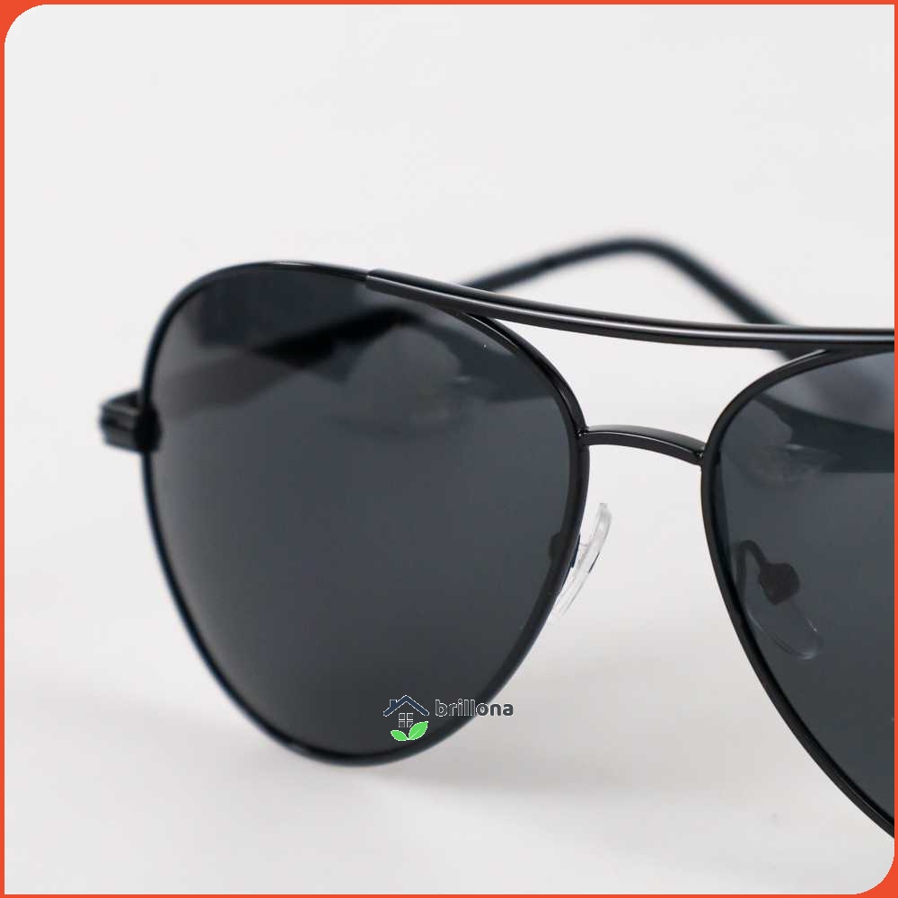 Aoron Kacamata Hitam Sunglasses Polarized Lens - RB2132