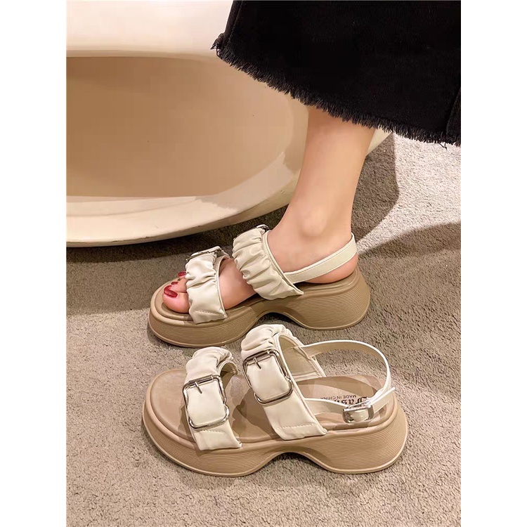 COD POS 469 Sandal Tali Wedges Platform Wanita