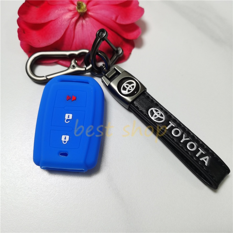 Casing Remote Key Tombol Silicon Mobil Untuk Toyota AVANZA Veloz Agya/ALL NEW AVANZA