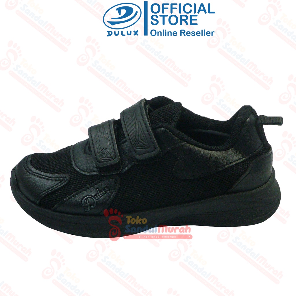 Toko Sendal Murah - Sepatu Sekolah Full Hitam Uk 28 - 35 / Sepatu Anak Casual / Sepatu Model Prepet / Sepatu OIahraga [Toko Sendal Murah BX 1066 Hitam]