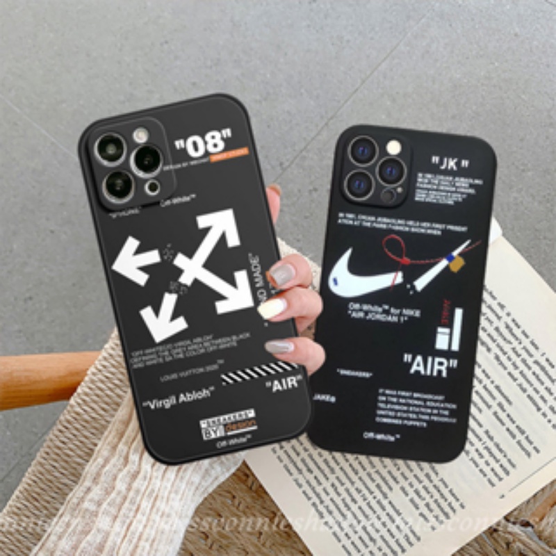 Infinix Hot 9play 12i 10 12 11 Note 11 12 G96 8 12pro 12 2023 Hot 11 8 11s 9 20 20s 12 10t 10s 10Lite Smart 4 5 6 Plus Pinggiran Lurus Street Fashion Stiker Label Putih Lembut Sarung
