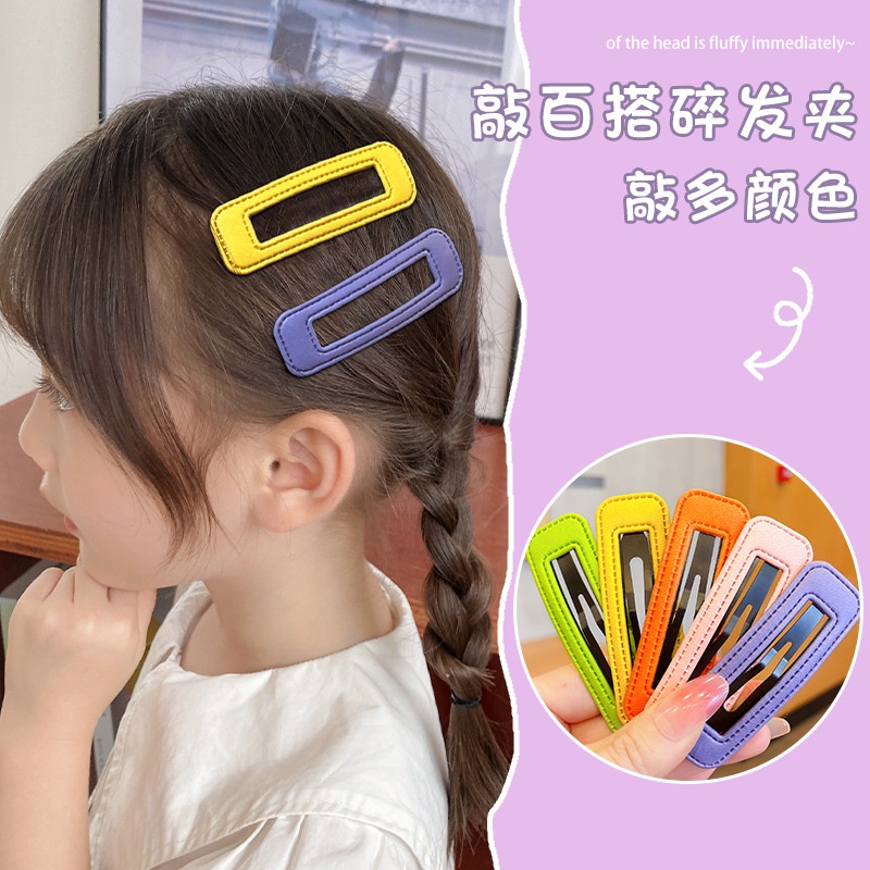 2023new Hair Clip Female Poni Samping Folder Belakang Kepala Jepit BB Rambut Patah