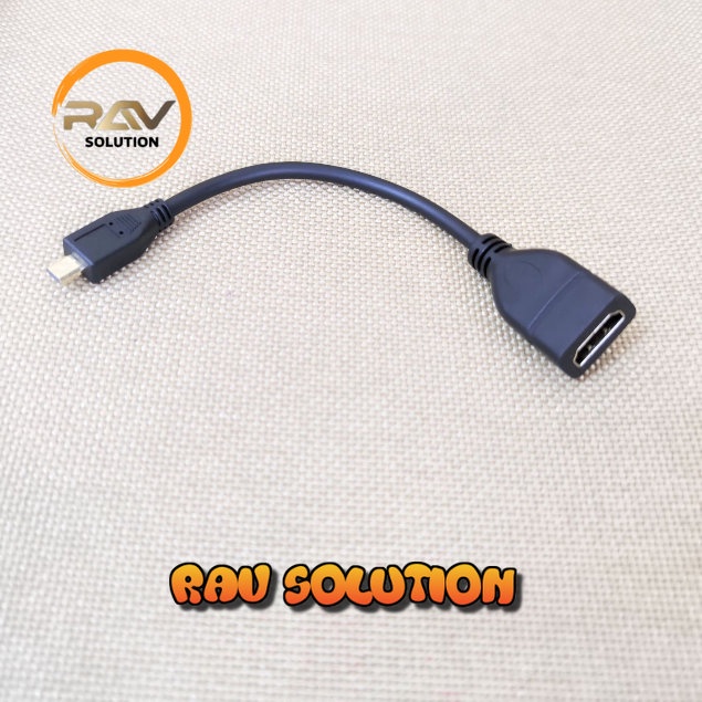 KABEL MICRO HDMI TO HDMI FEMALE ADAPTER CABLE  VN 4