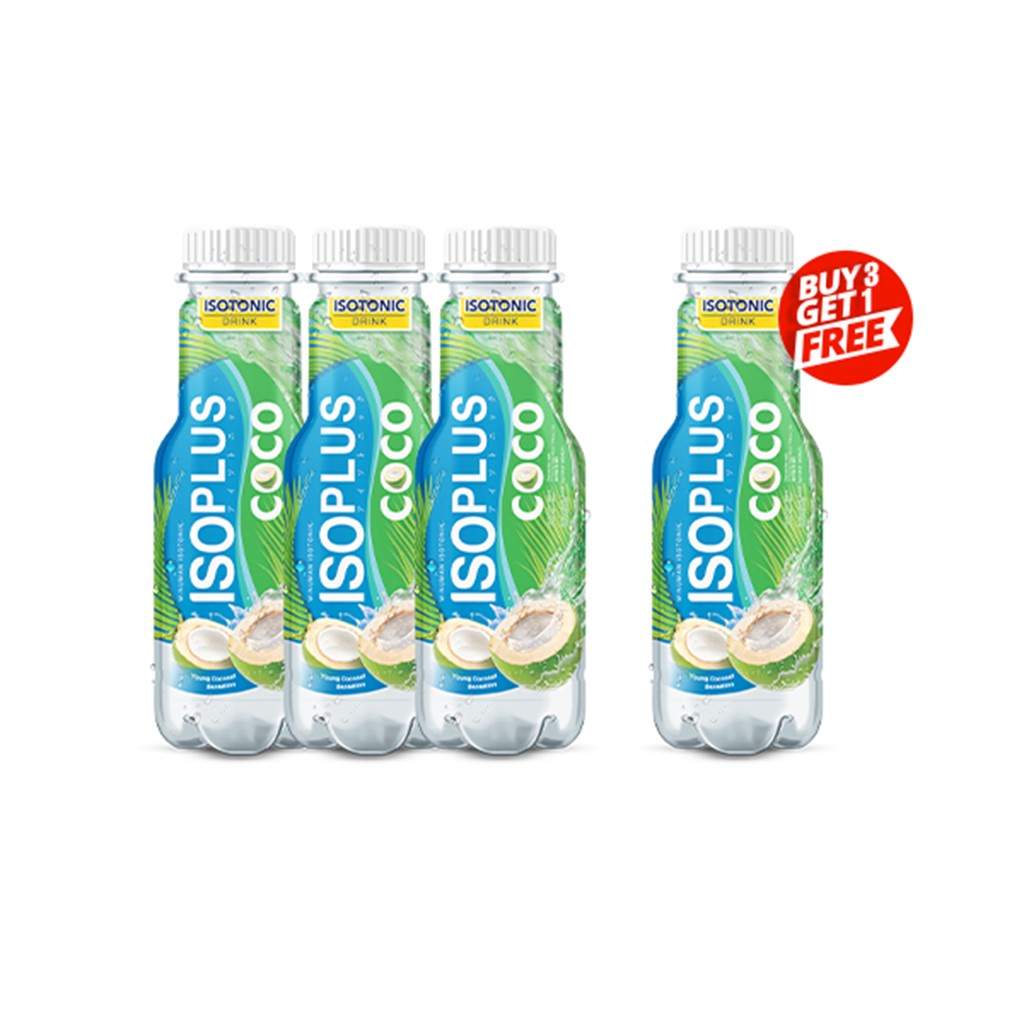Isoplus Coco Botol 350 ml x4 - Gambar 2