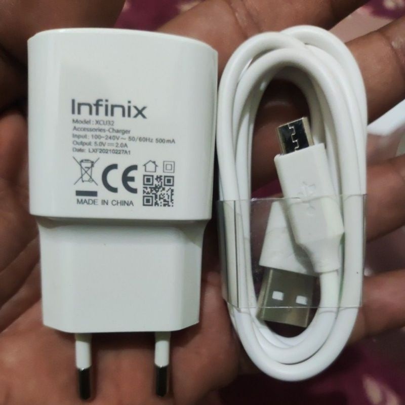 charger infinix 2 amper asli copotan smart 6 garansi 2 bulan oem