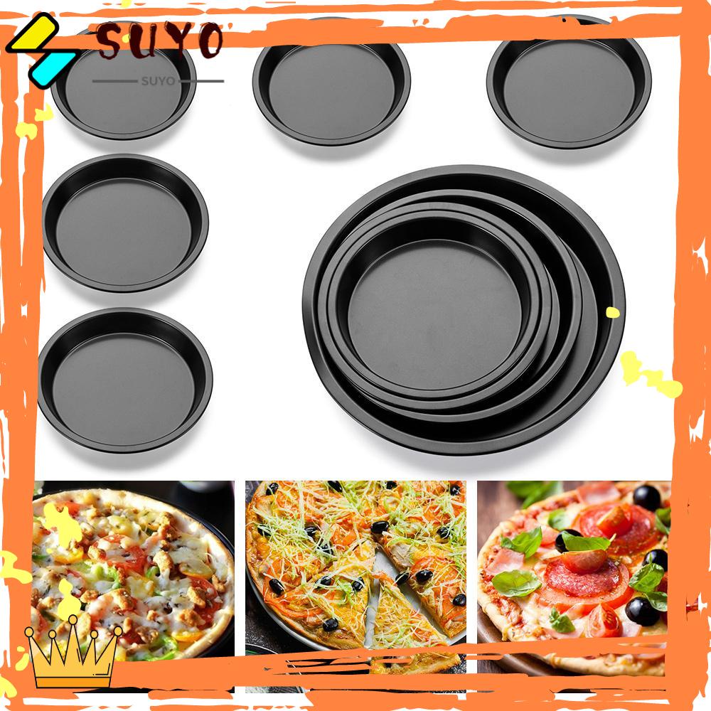 Suyo Pizza Pan Anti Lengket Bakeware Cetakan Kue Piring Pizza