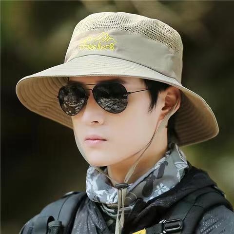 Sunshade Outdoor Mountaineering Big Eave Sunscreen Fisherman Hat