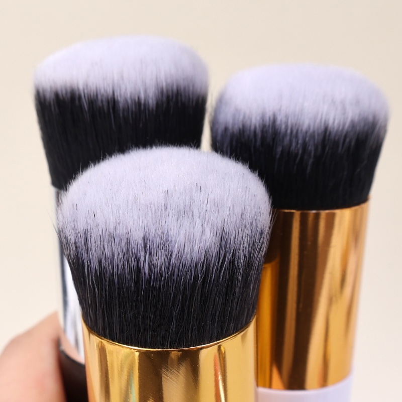 1pc Bulat Multi Fungsional Mini Blush Stabilo Brush Protable Lembut Longgar Bedak Foundation Brush Alat Makeup Kecantikan