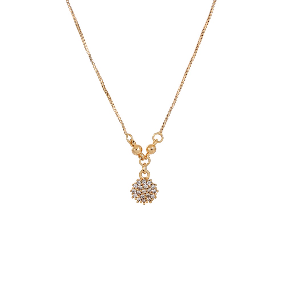 ✨COD Kalung korea wanita Titanium Anti Karat huruf  Diamond  murah D005