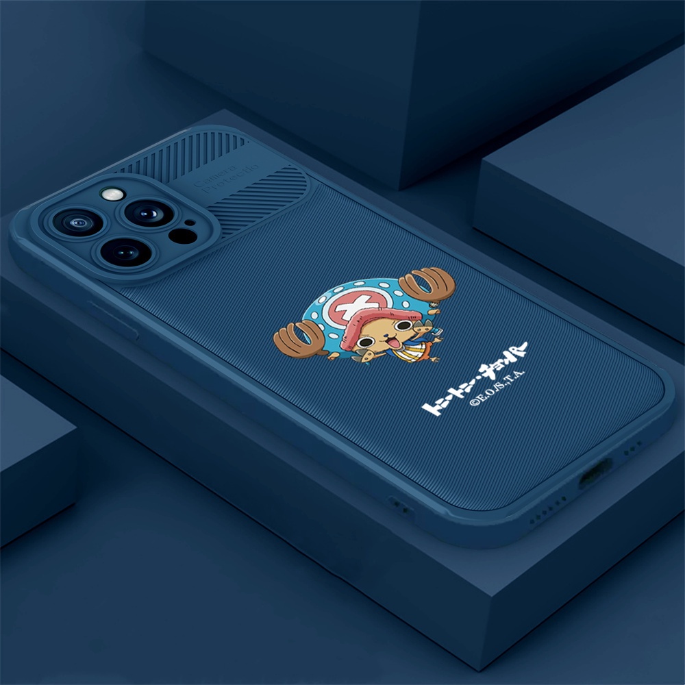 Samsung A14 A13 A12 A04 A04E A04S A23 A20S A32 A50 A50S A30S A71 J7 Prime J7 PRO Kartun Keren One Piece Luffy Serat Karbon Cross Grain Phone Case DGX