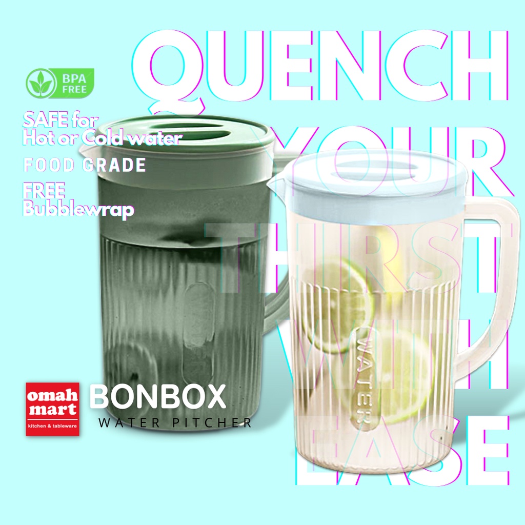 Teko Plastik Air Minum 2.5 Liter Tahan Panas Dingin Jumbo Besar BONBOX
