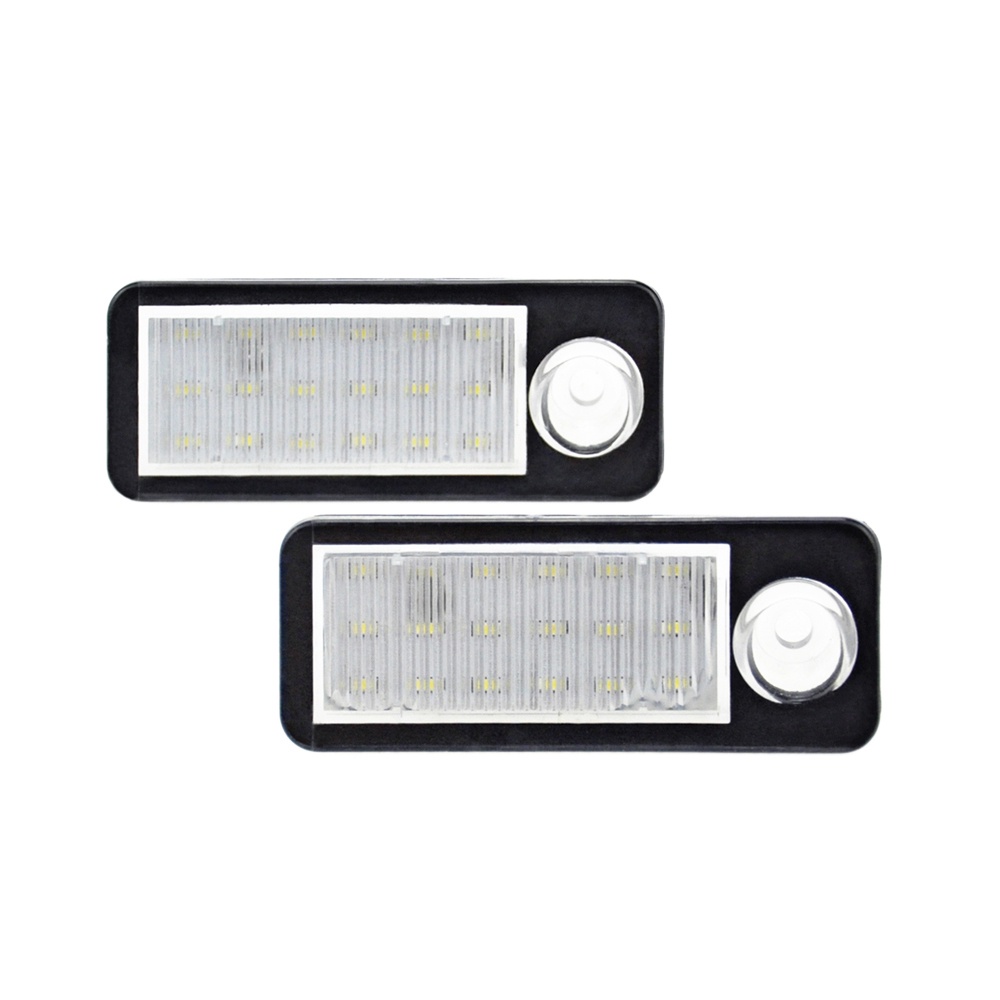 2pcs Lampu Angka Plat Nomor LED Belakang Putih Untuk Audi RS6 A6 C5/4B Avant/Wagon 1998-2005 RS6/RS6 Plus 2003-2005