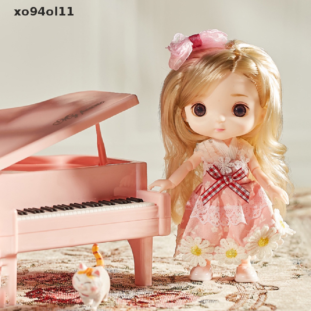 Boneka bjd Mini XO Untuk Hadiah Ulang Tahun Anak Perempuan bjd Jointed Doll 16cm 1per12set Lengkap Mainan Anak Perempuan Usia 3th Sampai 10th OL