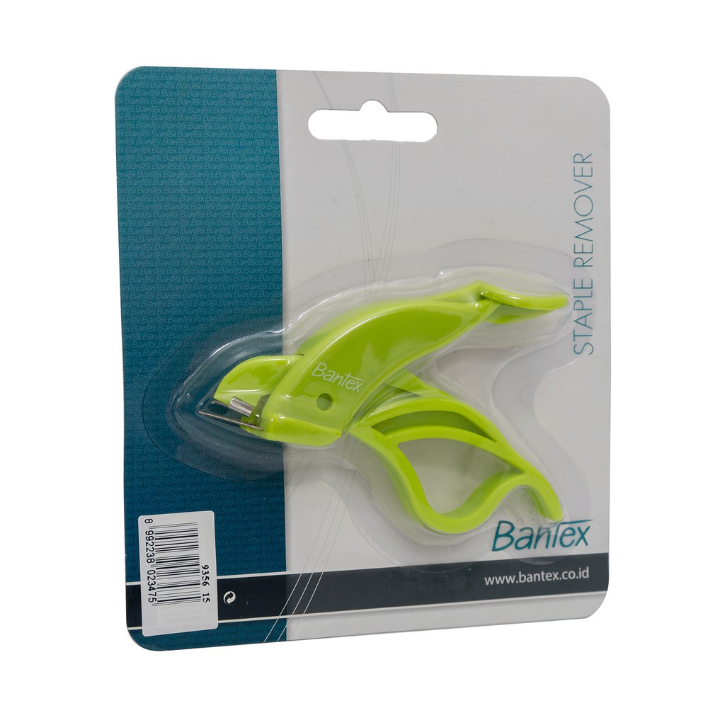 

Bantex Stapler Remover Pencabut Staples Lime