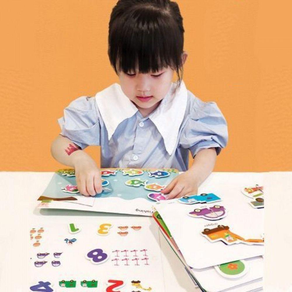 Mxbeauty Bayi Pendiam Buku Membaca Tk Paud Buku Permainan Edukasi Papan Mainan Belajar Bahan Manual Kit Anak Cognition Book