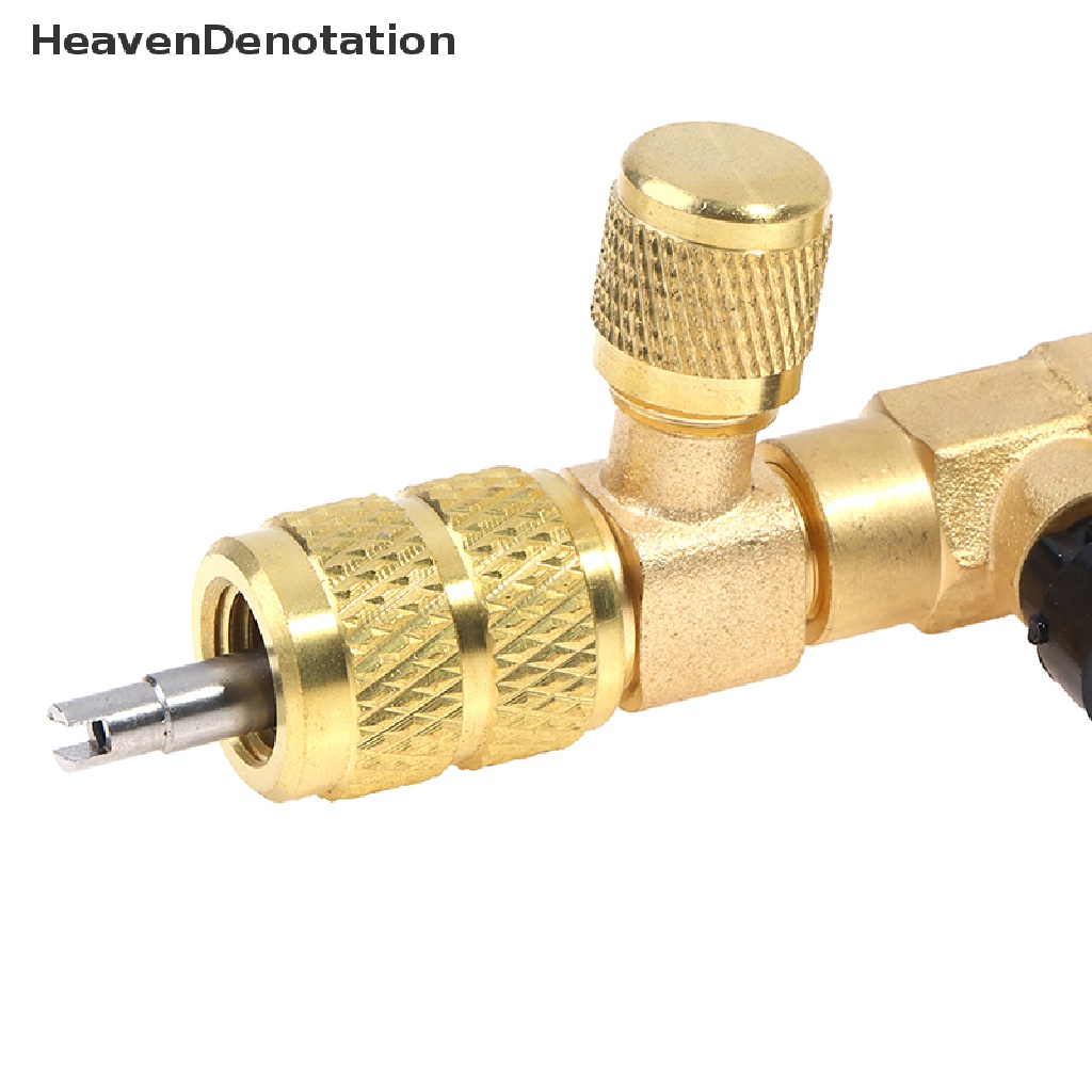 [HeavenDenotation] Hvac AC Valve Core Remover Dual Size 5per16inci 1per4&quot; Inch Alat Pemasang Port HDV